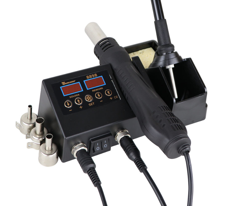JR-8898 2-in-1 Hot Air Rework & Soldering Station